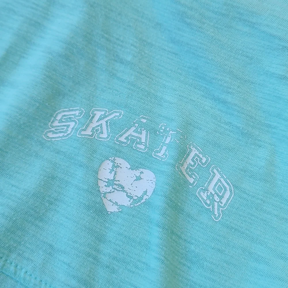 BOXERCRAFT I Mint Green Raglan Striped Long Sleeve Figure Skater Shirt Top, YL